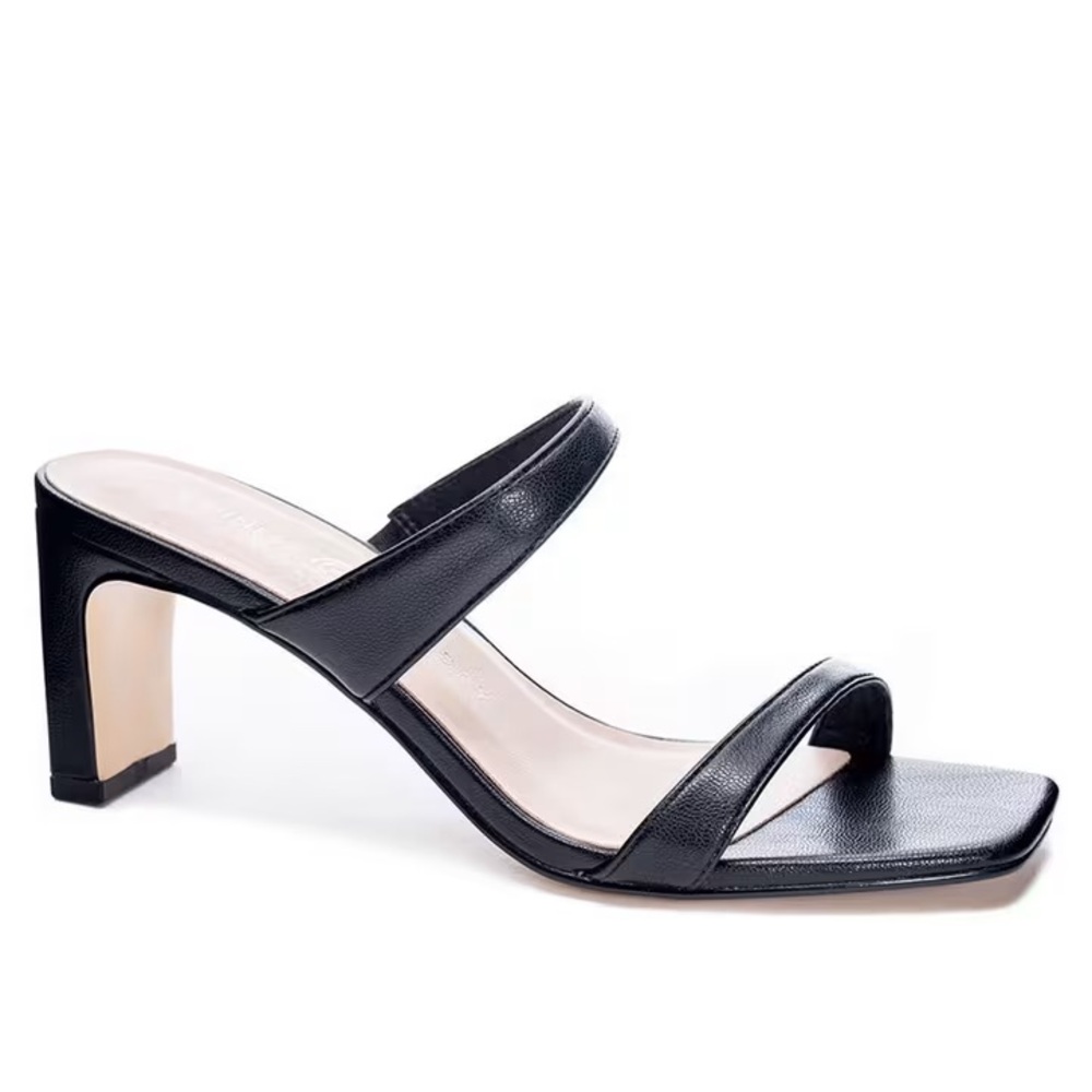 Chinese Laundry Black Strappy Heels